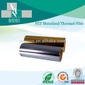 Silver lamination film double corona PET hot Film roll for printing